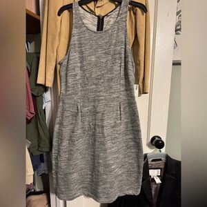 Old Navy Gray Textured Mini Dress
